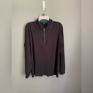 Hugo Boss Mens Quarter Zip Sweater Size Large